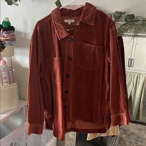 Madewell Copper Corduroy Shirt